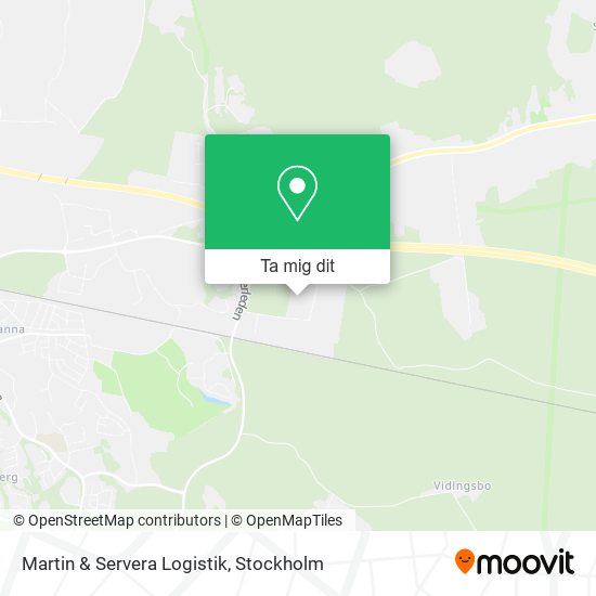 Martin & Servera Logistik karta