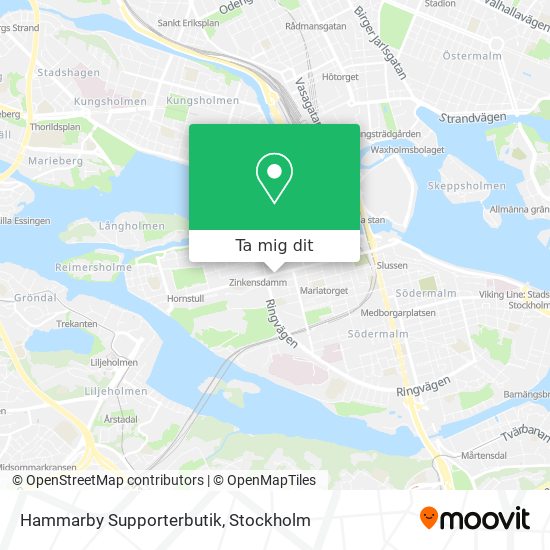 Hammarby Supporterbutik karta