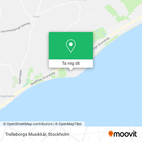 Trelleborgs Musikkår karta