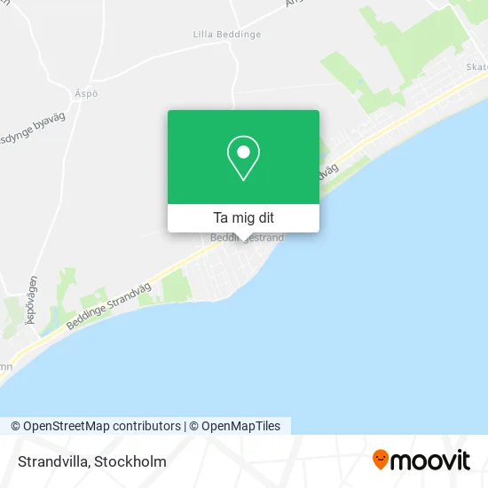 Strandvilla karta