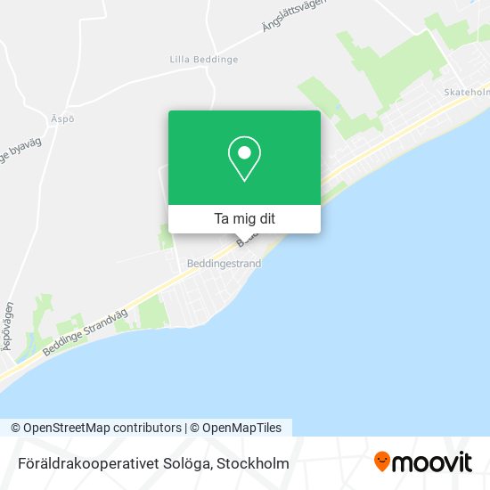 Föräldrakooperativet Solöga karta