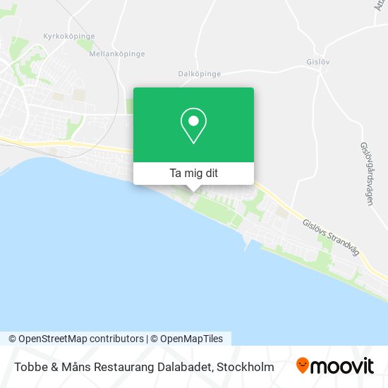 Tobbe & Måns Restaurang Dalabadet karta