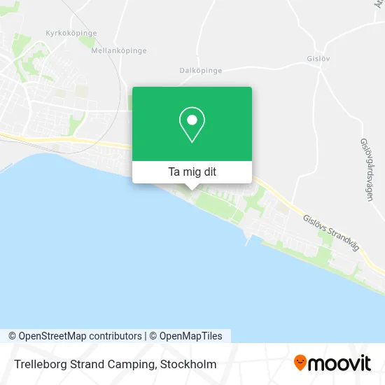 Trelleborg Strand Camping karta