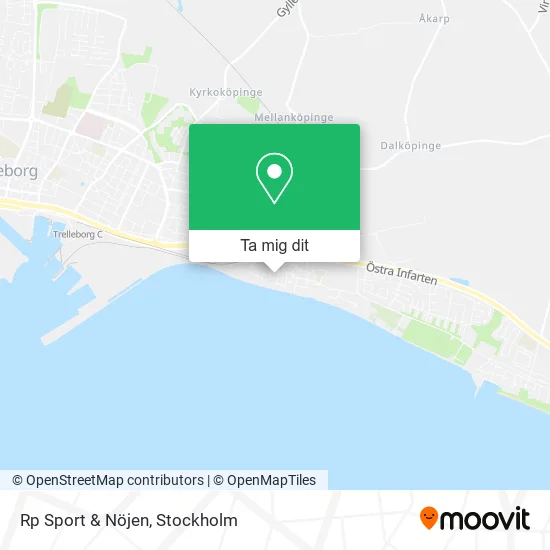 Rp Sport & Nöjen karta