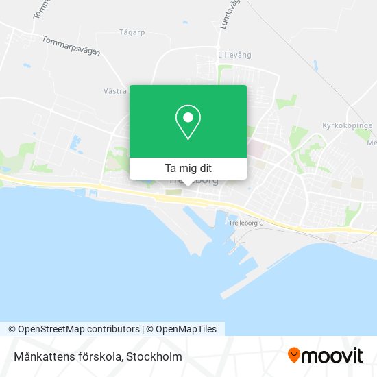 Månkattens förskola karta