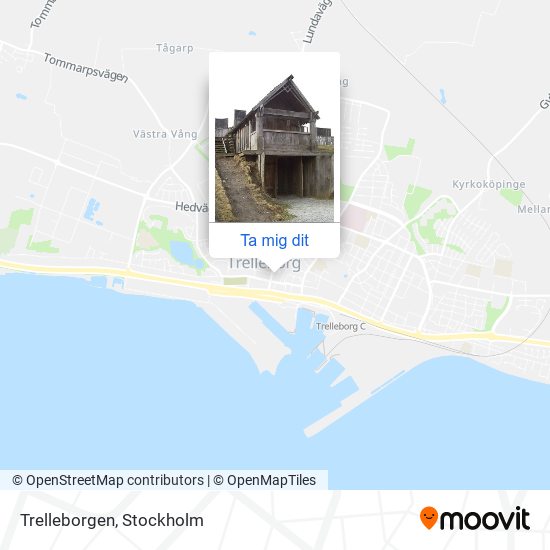 Trelleborgen karta
