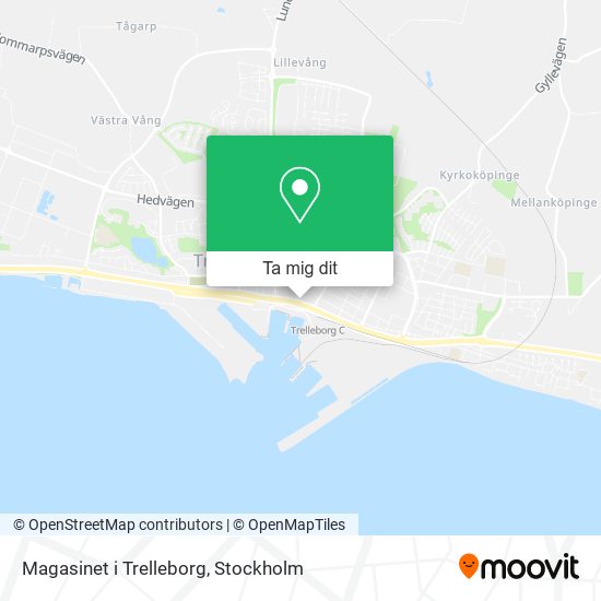 Magasinet i Trelleborg karta