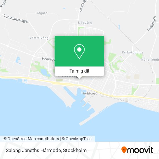 Salong Janeths Hårmode karta