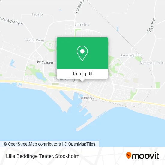 Lilla Beddinge Teater karta