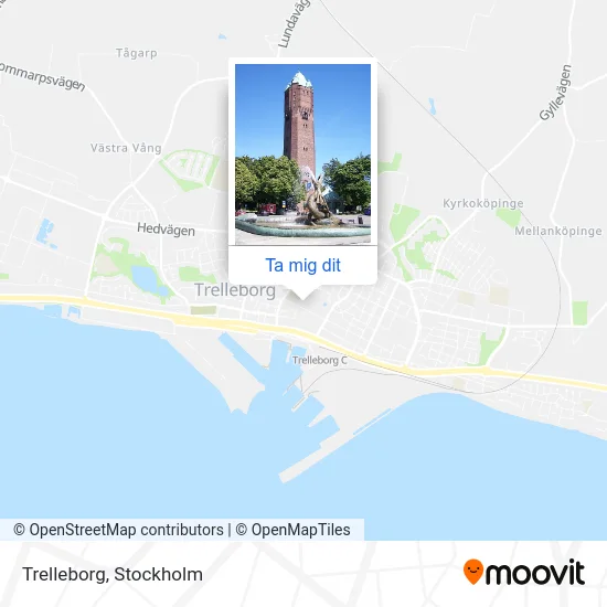 Trelleborg karta