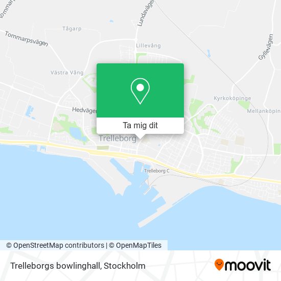 Trelleborgs bowlinghall karta