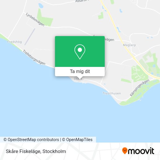 Skåre Fiskeläge karta