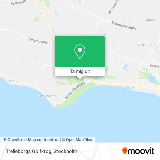 Trelleborgs Golfkrog karta