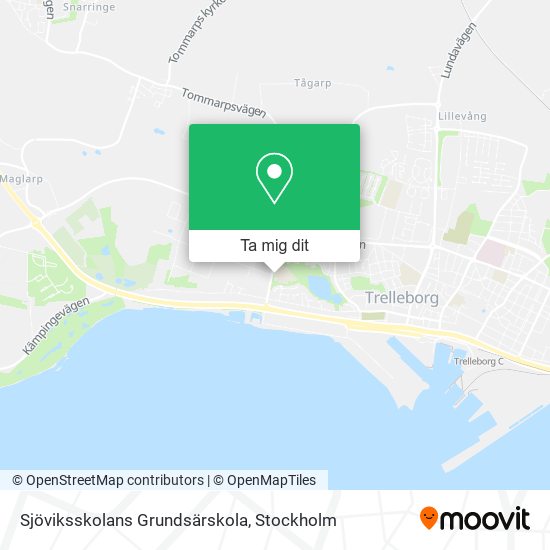 Sjöviksskolans Grundsärskola karta