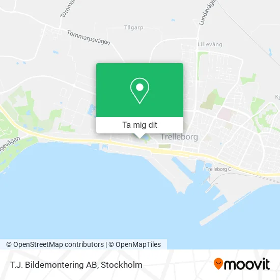 T.J. Bildemontering AB karta