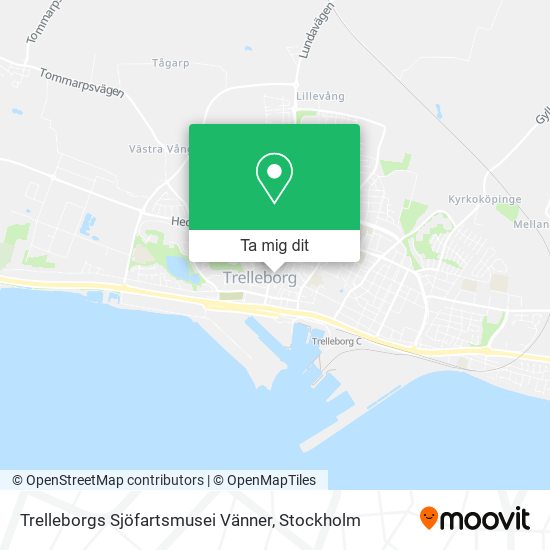 Trelleborgs Sjöfartsmusei Vänner karta