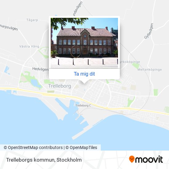 Trelleborgs kommun karta