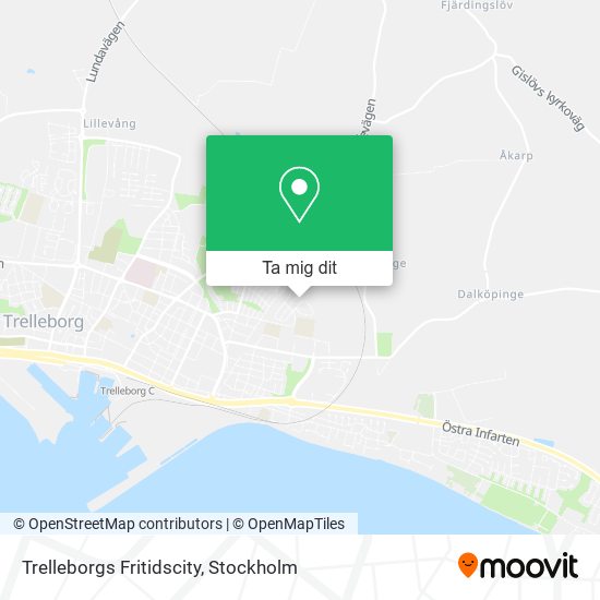 Trelleborgs Fritidscity karta