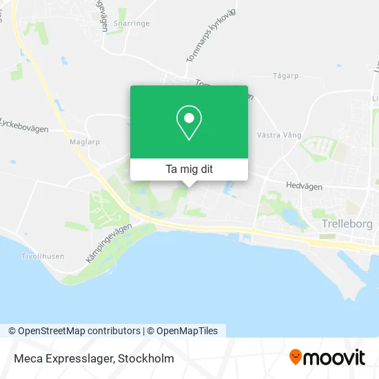 Meca Expresslager karta