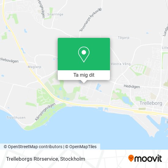 Trelleborgs Rörservice karta