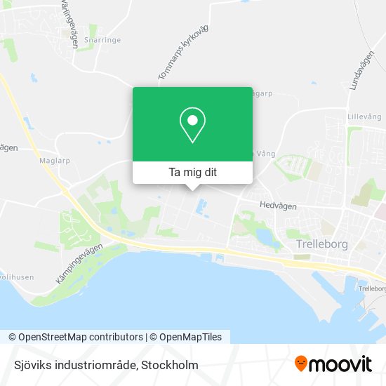 Sjöviks industriområde karta