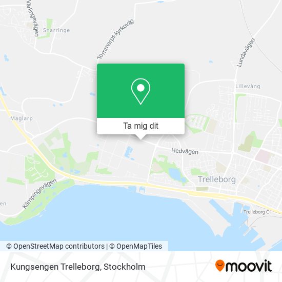 Kungsengen Trelleborg karta