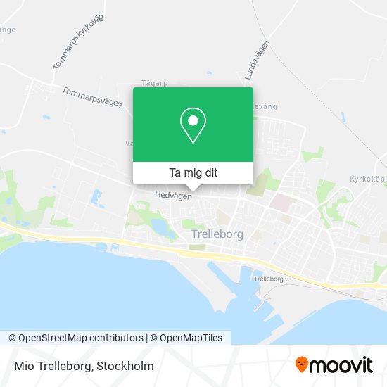 Mio Trelleborg karta