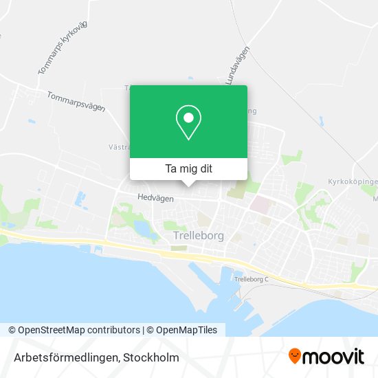 Arbetsförmedlingen karta