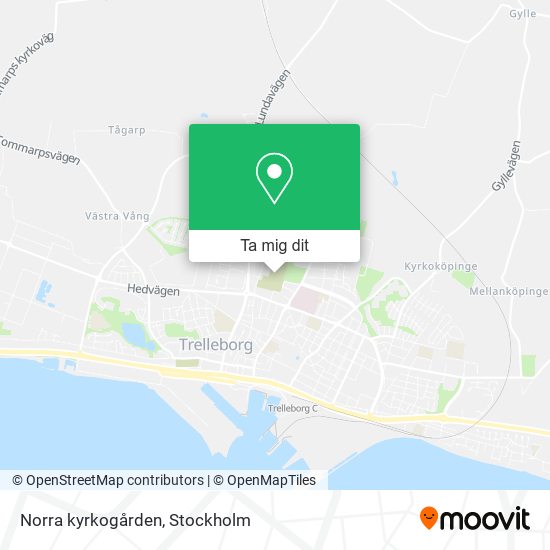 Norra kyrkogården karta