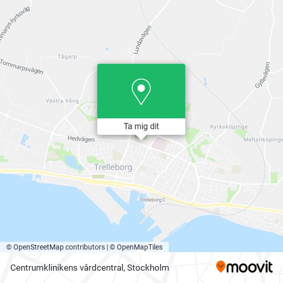 Centrumklinikens vårdcentral karta