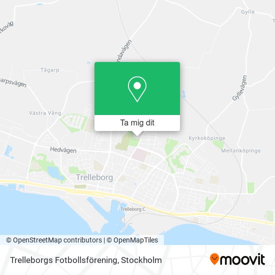 Trelleborgs Fotbollsförening karta