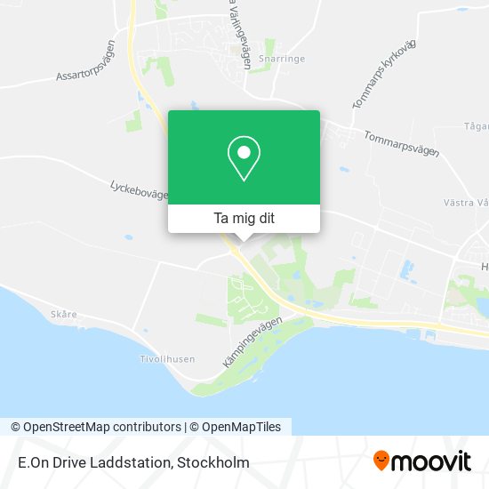 E.On Drive Laddstation karta