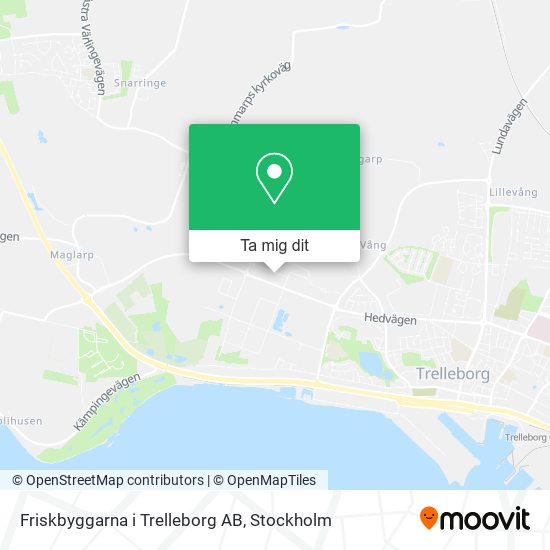 Friskbyggarna i Trelleborg AB karta