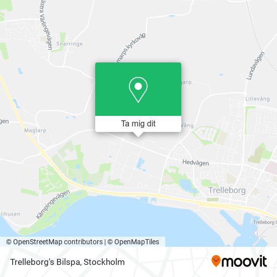 Trelleborg's Bilspa karta