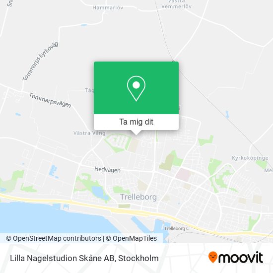 Lilla Nagelstudion Skåne AB karta