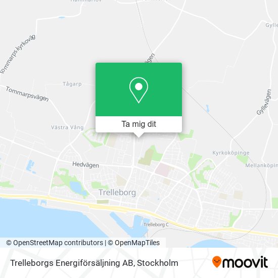 Trelleborgs Energiförsäljning AB karta