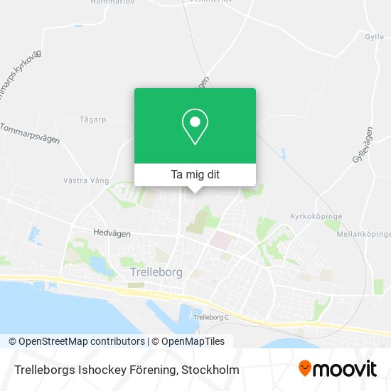 Trelleborgs Ishockey Förening karta