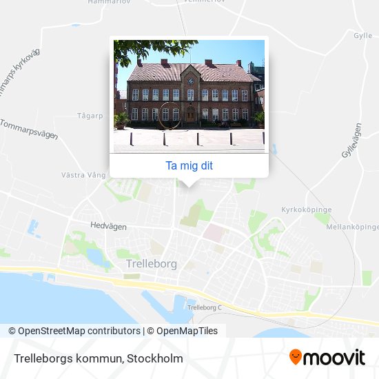 Trelleborgs kommun karta