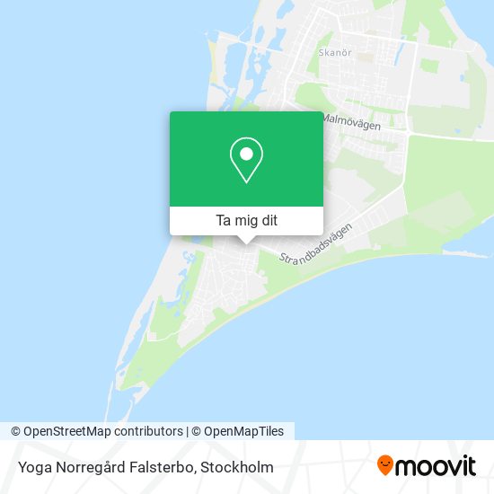 Yoga Norregård Falsterbo karta