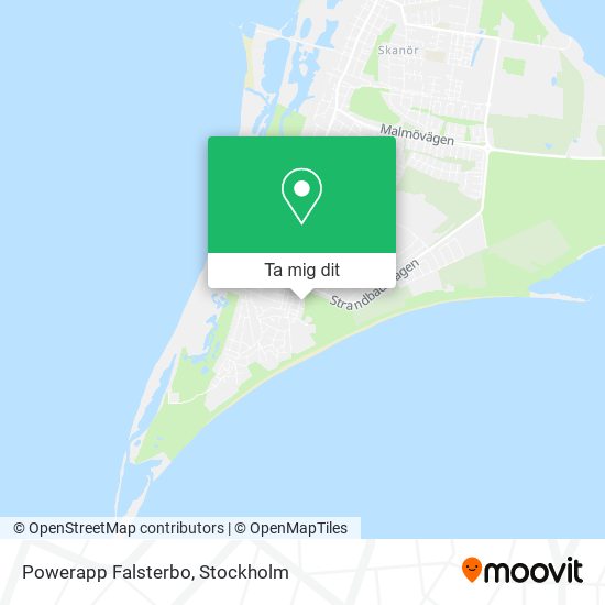 Powerapp Falsterbo karta