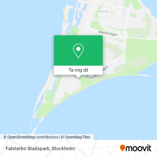 Falsterbo Stadspark karta