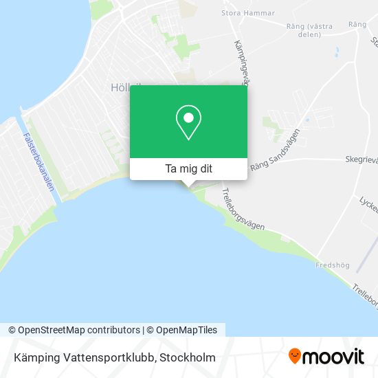 Kämping Vattensportklubb karta