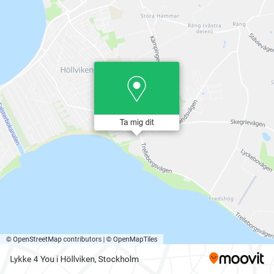 Lykke 4 You i Höllviken karta