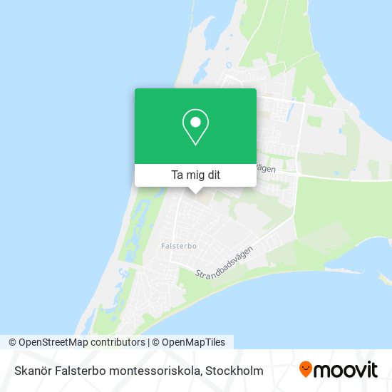 Skanör Falsterbo montessoriskola karta