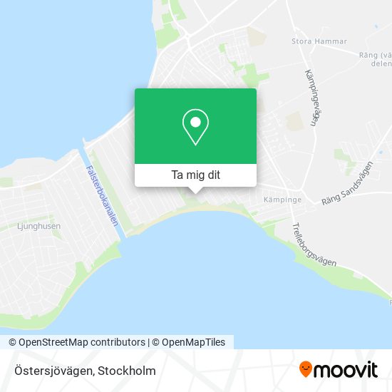 Östersjövägen karta