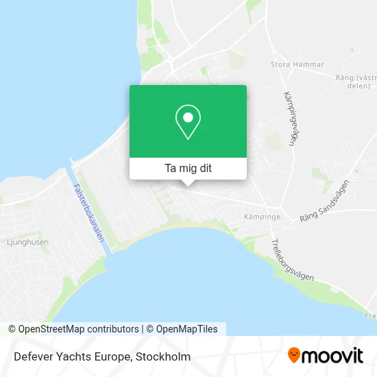 Defever Yachts Europe karta