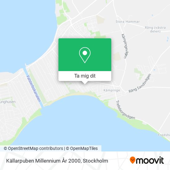 Källarpuben Millennium År 2000 karta