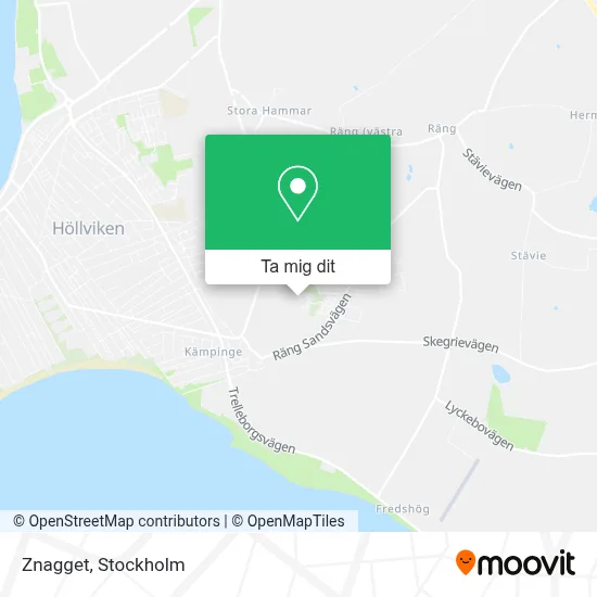 Znagget karta