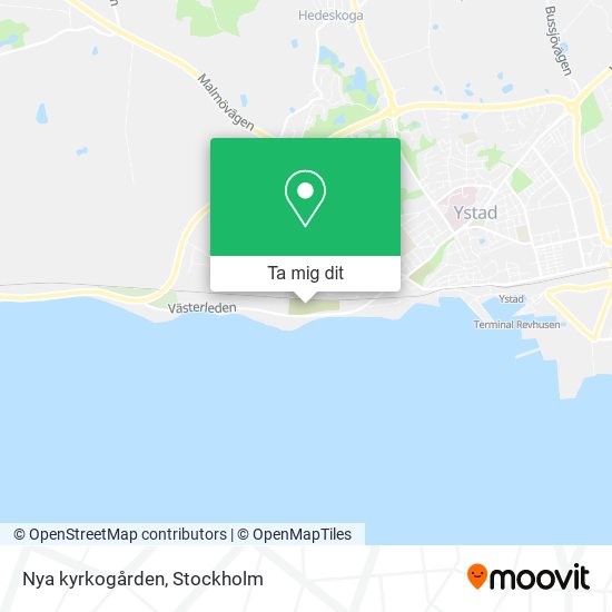 Nya kyrkogården karta