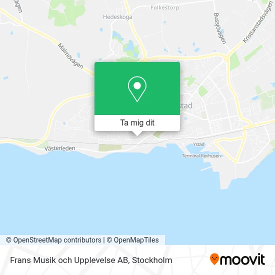 Frans Musik och Upplevelse AB karta